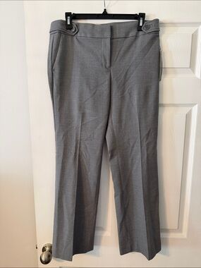 LOFT Marisa Trousers size 8P brand new color gray inseam 28” waist 32”